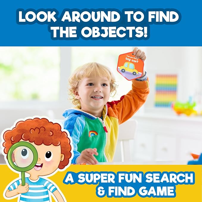 Doctor Jupiter Scavenger Hunt Games for Kids Ages 2-4 Year Old | Birthday Gift for Boys & Girls Ages 2,3,4, Scavenger Hunt Game, Toddler Educational Toy, Learning Activity Set