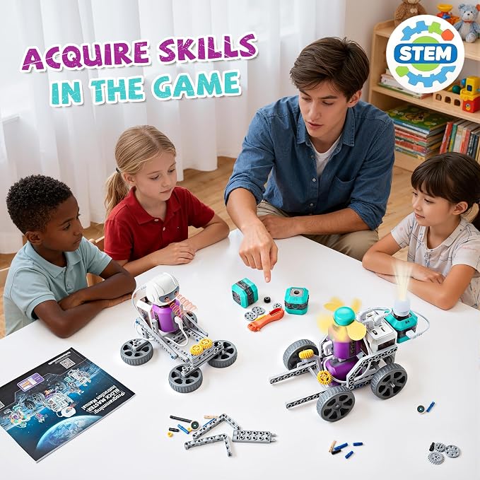 24-IN-1 STEM Circuit Science Experiments Robotics Kits Toys for Kids Ages 8-12 9-12, 10 11 12 Year Old Boys Gifts Toys, STEM Kit Toy for 10 11 12 Year Old Boys Gift, Gifts for Teen Boys Girls