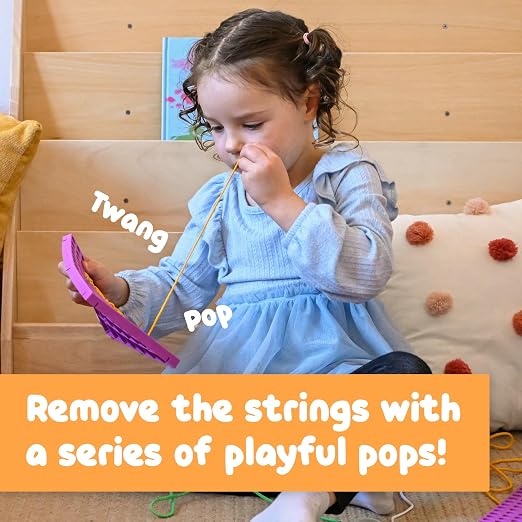 Spark & Wow Calm Down Threading Boards, Plumly, Set of 2 | Sensory Activity Board, Autism Toys for Play Therapy, ADHD Toys for Sensory Play