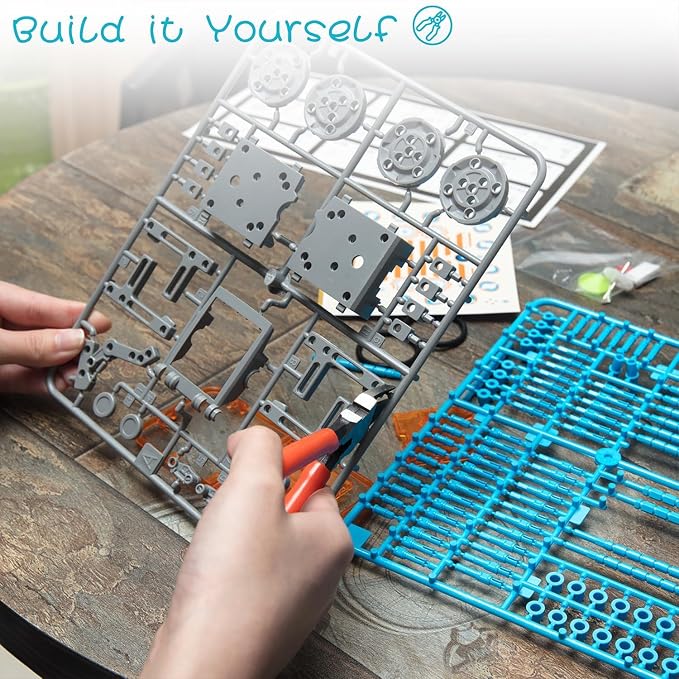 Solar Robot Kit, 14-in-1 STEM Building Toy for Kids DIY Science Robotic Set | Solar or Battery Powered Robot Building Kit, Educational STEM Robotic Toys for Kids Ages 8-12 Science Construction Gift