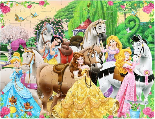 Puzzles for Kids Ages 4-6,100 Piece Puzzles for Kids Ages 6-8 in Metal Box | Educational Learning Jigsaw Puzzles Puzzle Games for Boys and Girls