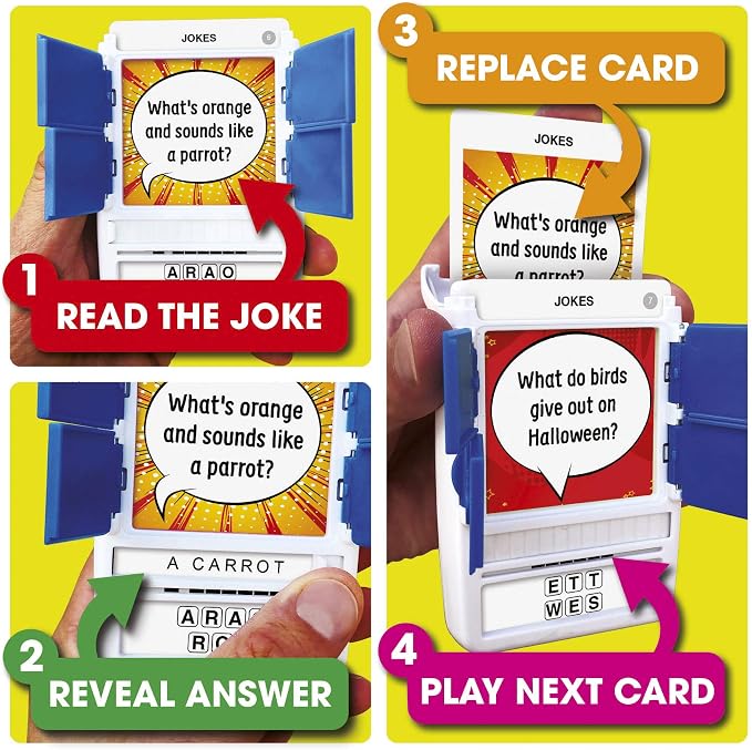 Jokes Travel Game - Family Brain Teasers Pocket Puzzles for Kids and Adults POP08015