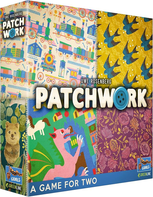 Patchwork Board Game (Revised Edition) | Interactive Quilting Puzzle Strategy Game, Family Fun for Kids & Adults, Ages 8+, 2 Players, 30 Mins