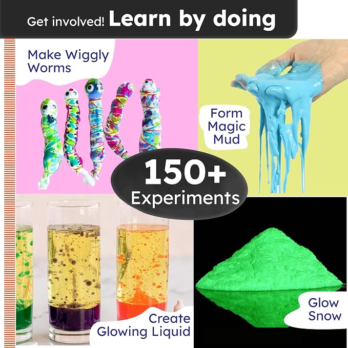 Butterfly EduFields Science Kits for Kids Ages 8-12 8-14 | 150+ Experiments | Great gift for boys and girls ages 8-14 who enjoy science experiments | Volcano Science Kit | Chemistry Set | STEM Projects
