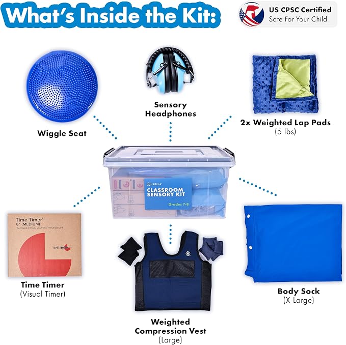Classroom Sensory Kit for Kids - Ages 11 to 14 (Grade 7 to 8)