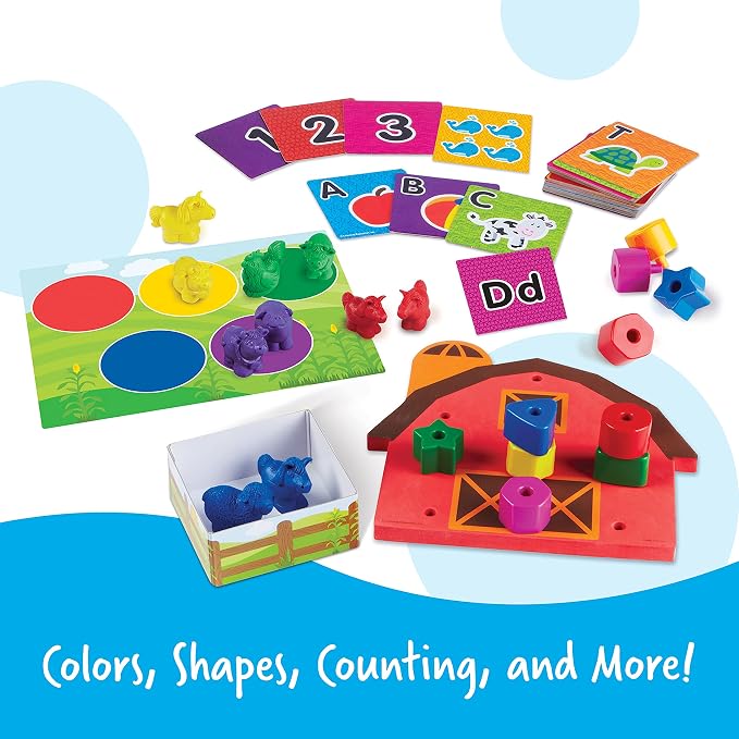 Learning Resources All Ready For Toddler Time Readiness Kit - 22 Pieces, Ages 2+, Back to School, School Preparation Activities, Preschool Games, Classroom Must Haves | 22 Pieces, Ages 2+, Back to School, School Preparation Activities, Preschool Games,...