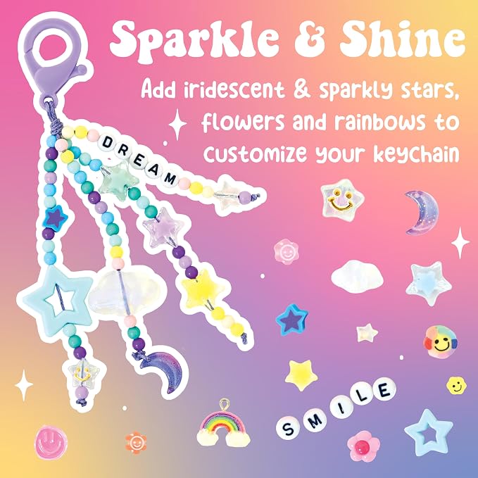 Creativity for Kids Backpack Keychains Mini Kit, Make 2 (Ages 6+)