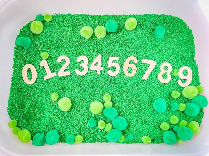 Kids Sensory Bins Montessori Sensory bin, Sensory Toys, Sensory Bins, Sensory Bin for Preschoolers (St Patrick Day Counting)