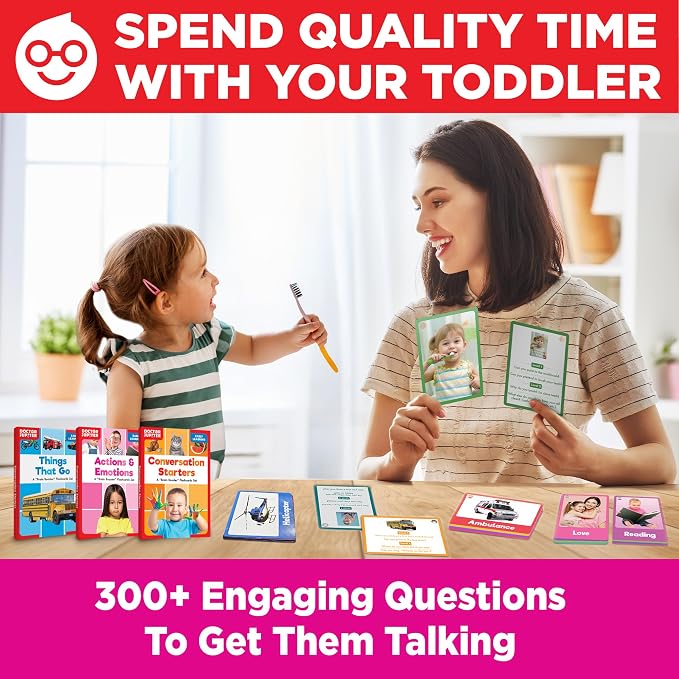 Doctor Jupiter Girls' Big Box of Learning for Kids Ages 1-3 Year Old | Set of Board Books and Fun Activities, Birthday Gift Ideas for Girls 1,2,3, Year Olds, Toddler Educational Activities