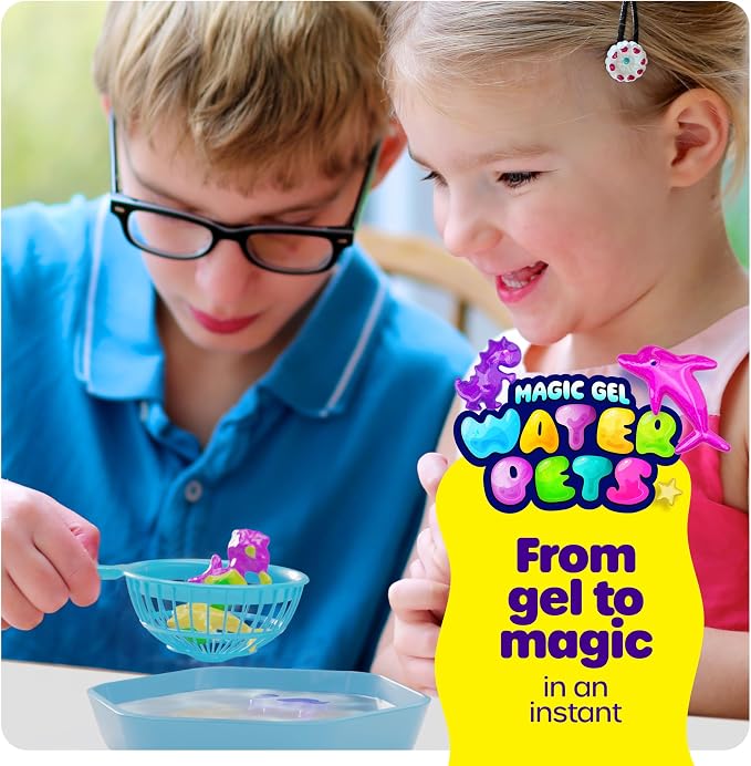 Magic Gel Water Pets Kit for Kids - Squishy Maker Set - (Jumbo Pack) | Craft for Kids - Gifts for Boys & Girls - Make Your Own Squishies Toys Crafts - Aqua Fairy Magic Elf Toy Kit - Birthday Gifts