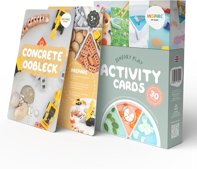 30 x Sensory Play Activity Cards for 2 Years Plus | Inspiration for Creative Sensory Play Activities | Suitable for 2 years and Older | Also Available for Toddlers