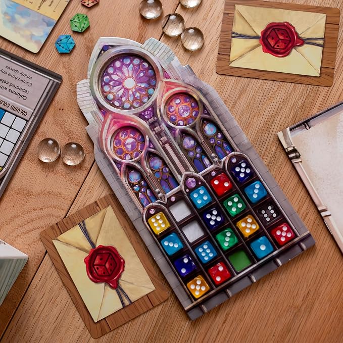 Floodgate Games Sagrada Board Game | Family Game for Kids and Adults | Dice Drafting and Placement Strategy Game | Ages 10+ | 1 to 4 Players Remastered Edition