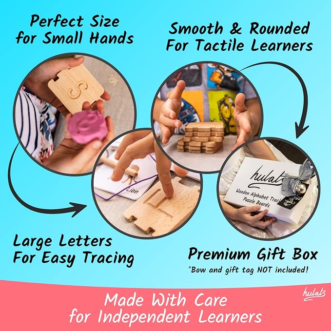 Montessori Letter Tracing Alphabet Learning Toy - Learn to Write Spelling & Tracing Letters Game Kids Ages 3-5 Sand Tray - Toddler Fine Motor Skills Toy 5 Year Old Home Schooling Material Pre-K