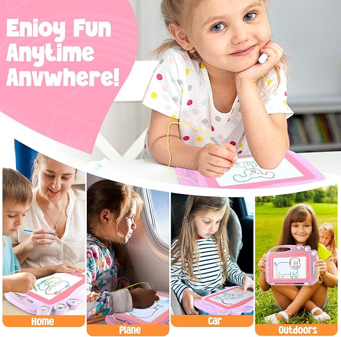 Magnetic Drawing Board for Boys Girls, Drawing Board, Birthday Easter Christmas Hallowee Toy Gifts for Boys and Girls