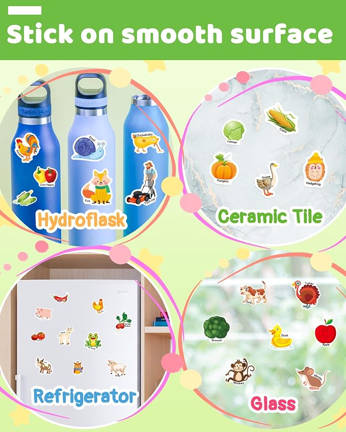 Benresive Reusable Sticker Book for Toddlers, Travel Stickers for Kids | Toddler Travel Activities Toys, Birthday Gifts for Boys & Girls, Airplane Travel & Road Trip Essentials Kids