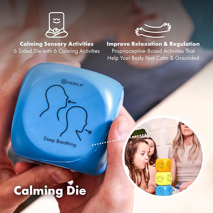 Sensory Activity Dice for Kids and Adults | Fun and Effective Brain Breaks, Helps with Focus, Calm and Energy, Self Regulation for Kids, Occupational Therapist Approved