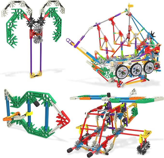 KNEX 80 Model Deluxe Set with Reusable Bag - STEM Building Kit, Kid Construction, Creative Play Toy‚ Ages 8+