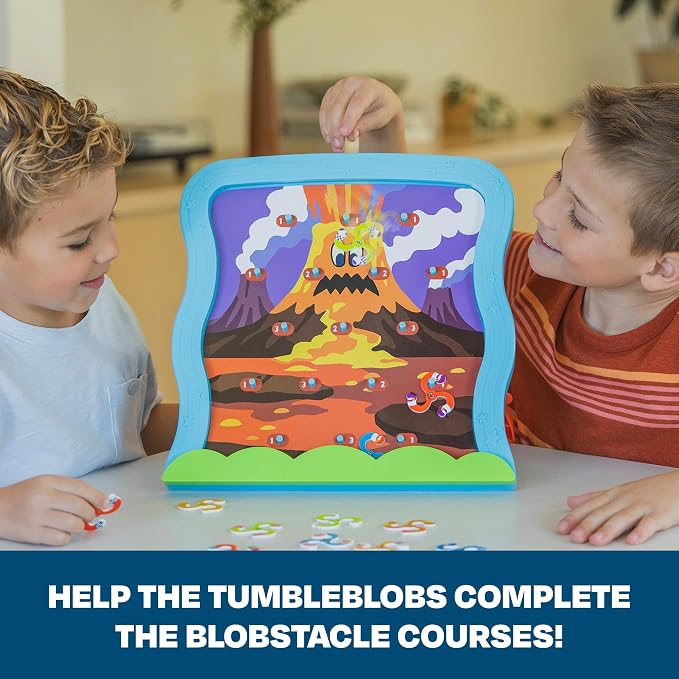 Educational Insights Tumbleblobs - Toddler Board Games for 3 Year Olds, Strategy Board Games for Kids, Color-Matching and Counting Preschool Game, Skill-Building Turn-Taking Game, 1-2 Players