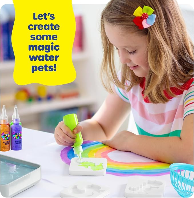 Magic Gel Water Pets Kit for Kids - Squishy Maker Set - (Jumbo Pack) | Craft for Kids - Gifts for Boys & Girls - Make Your Own Squishies Toys Crafts - Aqua Fairy Magic Elf Toy Kit - Birthday Gifts