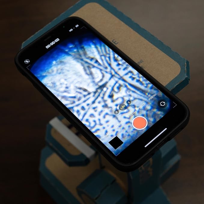 Optigami, 50x-400x Build-Your-Own Microscope | Power DIY Cardboard Microscope Digiscoping Kit - STEM Educational Cardboard Microscope for Kids (OG-100)