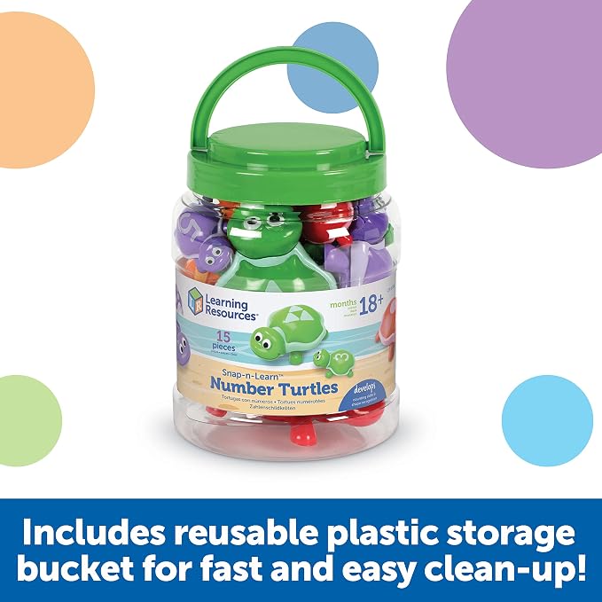 Learning Resources Snap-n-Learn Number Turtles