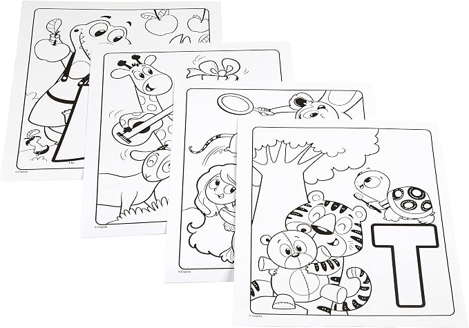 Crayola Color Wonder Alpha Pets, Mess Free Coloring for Toddlers, Alphabet Coloring Pages, Toddler Activity, Gift for Kids, Ages 3+ [Amazon Exclusive]