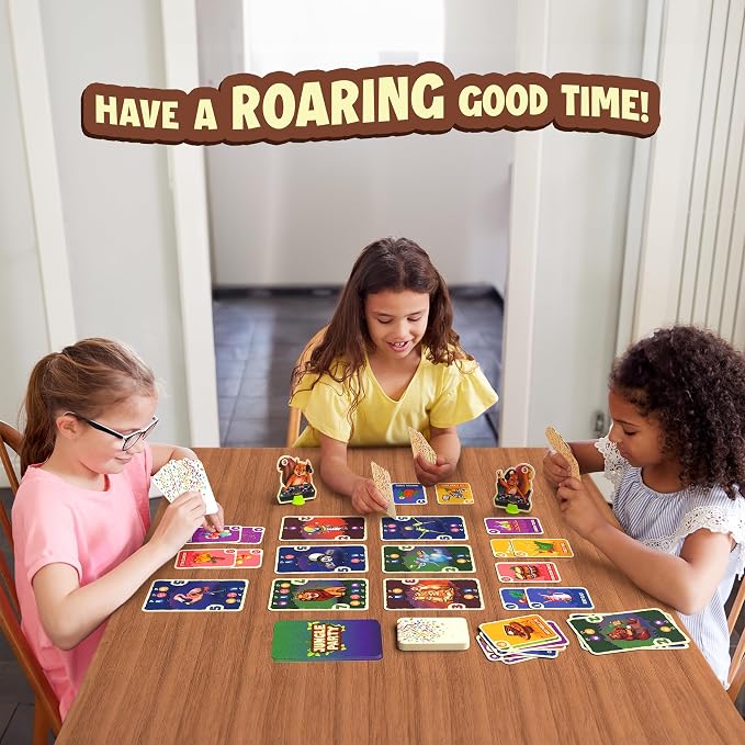 Skillmatics Card Game – Jungle Party, Fun Family Card Game, Fast-Paced | Game of Strategy & Luck, Party Game, Screen-Free, Gift for Girls & Boys Ages 7, 8, 9 & Up