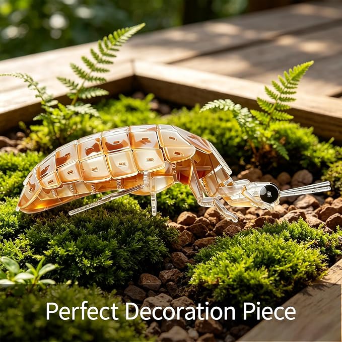 3D Acrylic Insect Puzzle DIY Bug Model Kit Animal STEM Gift | Building Kits Crafts Figurine Sculpture Nature Decoration Educational Display Toys for Kids Teens and Adults (Ant Lion)