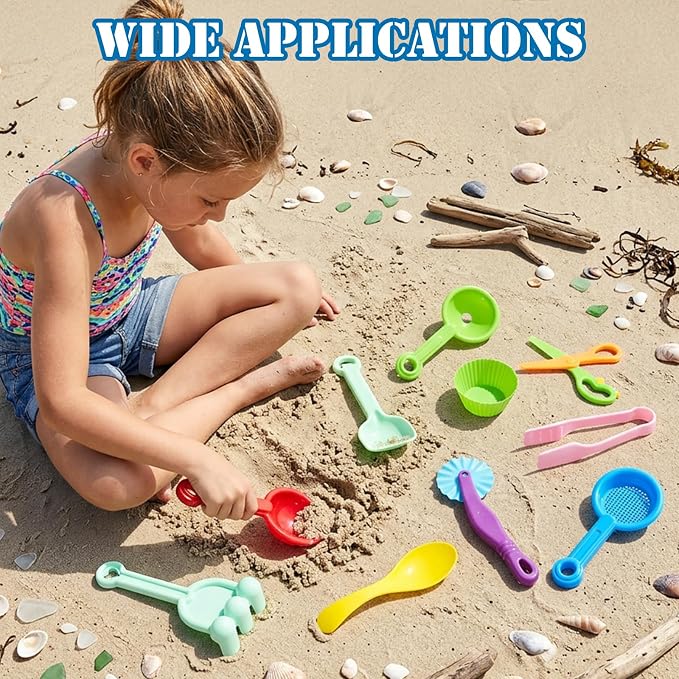 Hiawbon 20 PCS Sensory Bin Tools Sensory Bin Toys for 2+ Years Old | Sensory Sand Tools Set, Sensory Bin Filler, Fine Motor Toys Handy Scooper Set, Sensory Bin Accessories Tool