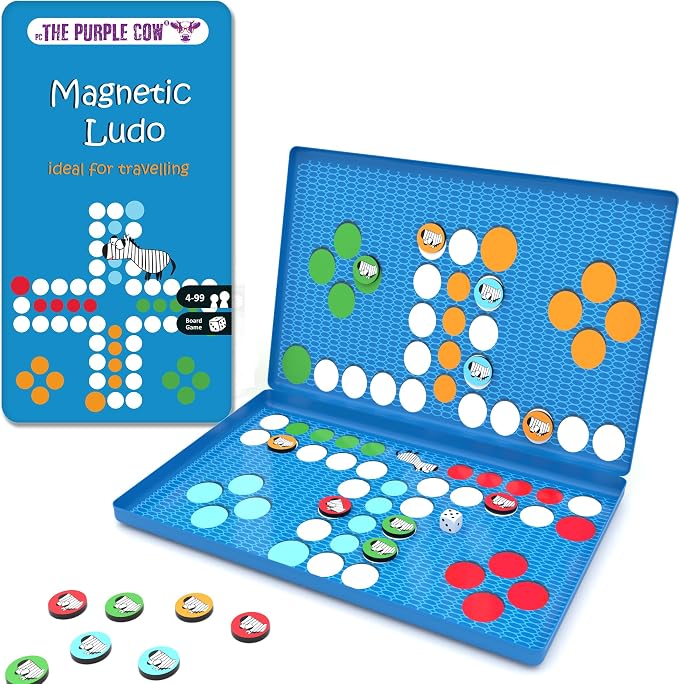 Magnetic Travel Ludo Game - Car Games , Airplane Games and Quiet Games