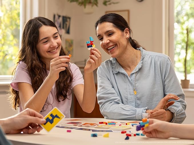 Asmodee Brick Like This! The Official Lego Party Game - A Fast, Fun Building Game for Families, Kids, Teens & Adults, Ages 7+, 2-8 Players, 15 Minute Playtime | A Fast, Fun Building Game for Families, Kids, Teens & Adults, Ages 7+, 2-8 Players, 15 Minu...