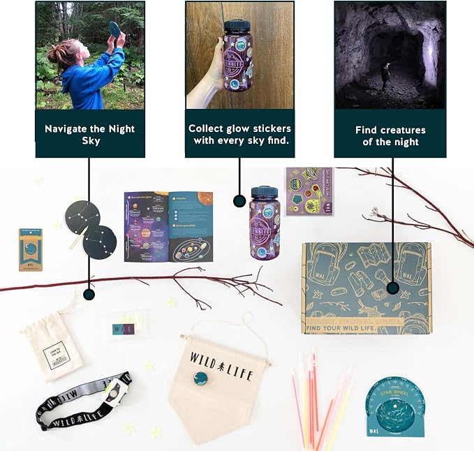 Nightquest Voyager Stargazing Kit for Ages 8+ | Nocturnal nature exploration set that teaches constellations and lets kids observe wildlife at night, a STEM discovery gift