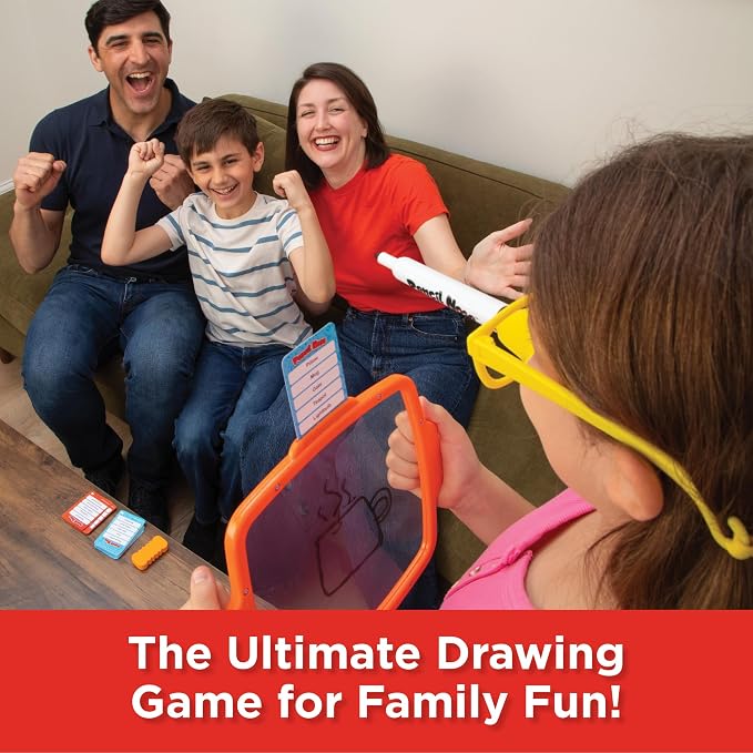 Pencil Nose Board Games for Family Night Ultimate Drawing Game Multi-Player | Family Game, Kids Games, Multi-Player, Board Games for Family Night, Preschool Toys, Hand-Eye-Coordination Game