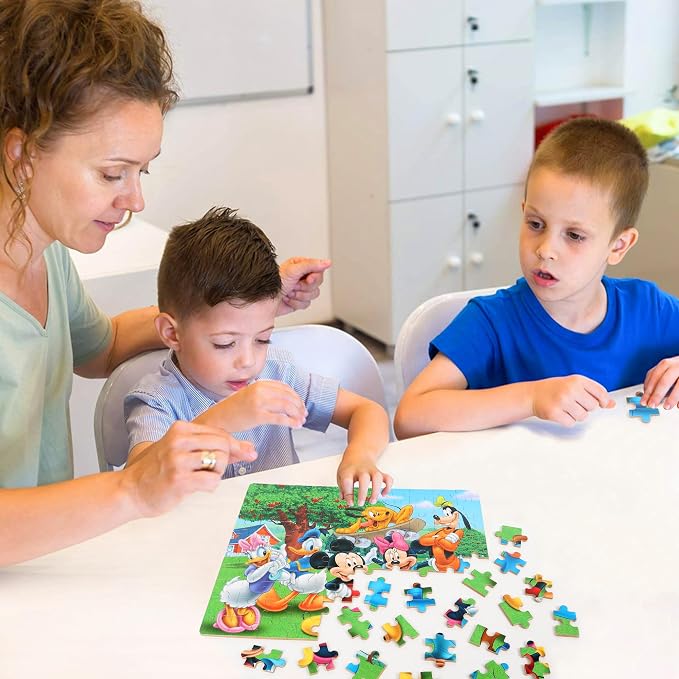 Puzzles for Kids Ages 4-6,100 Piece Puzzles for Kids Ages 6-8 in Metal Box | Educational Learning Jigsaw Puzzles Puzzle Games for Boys and Girls