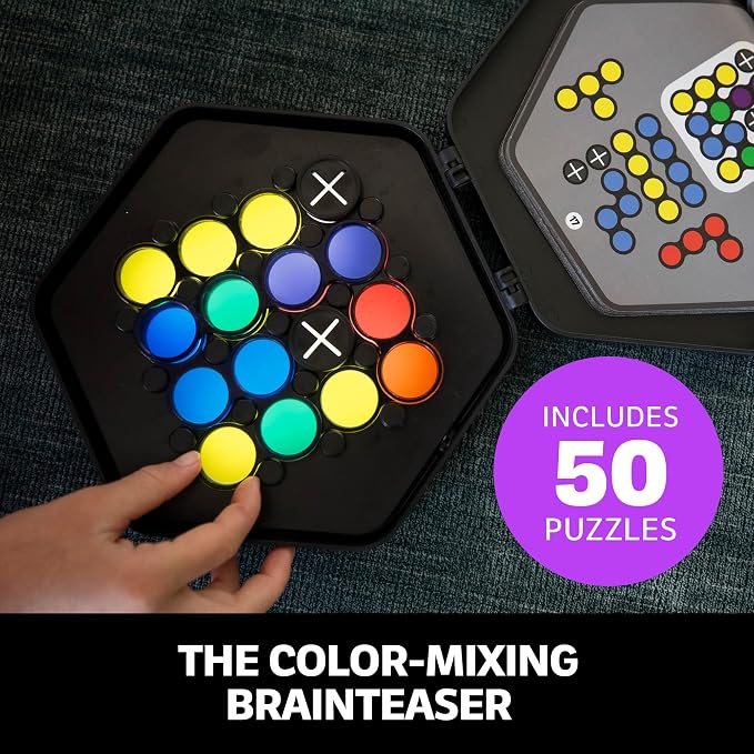 Educational Insights Kanoodle Fusion - 3D Brain Teaser Puzzles for Kids, Spatial Puzzle Games for Adults, Teens and Kids, Problem Solving Toys and Logic Puzzles, Single Player Games