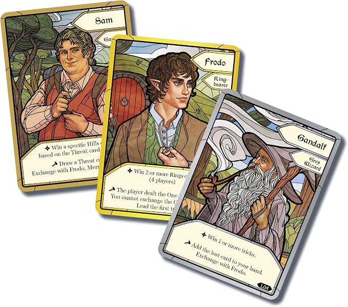 Asmodee The Lord of the Rings The Fellowship of the Ring Trick-Taking Game | A Cooperative Card Adventure! Strategy Game for Kids & Adults, Ages 10+, 1-4 Players, 20 Mins