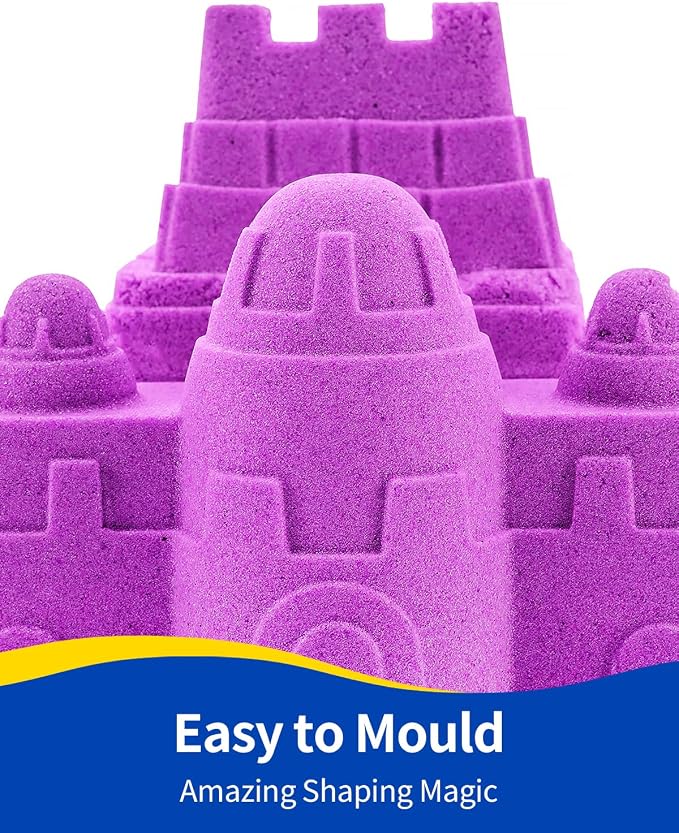 OleOletOy Colored Sand Bulk for Kids: 12 Lbs Large Pack Multicolor Moldable Sand - Classroom Activities for Kids Boys Girls Age 3-8 Sensory Play - Bulk Sand for Sandbox Party Favors Sensory Bin Filler