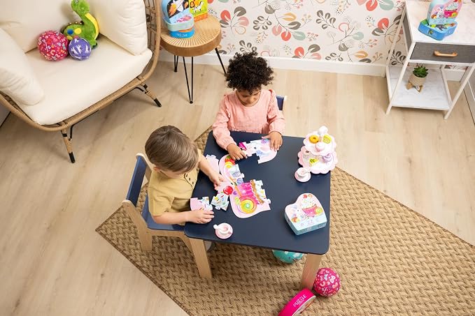 Crocodile Creek 12-Piece Mini Jigsaw Puzzle - Fun Floor Puzzles for Kids Ages 2-4 and Up - Heavy-Duty Shaped Box for Storage - Just Hatched - 12" x 9" Finished