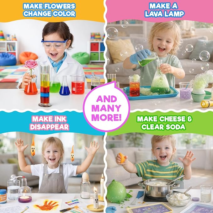 Doctor Jupiter Preschool Science Kit for Girls Ages 3-5, Birthday Gift | Science Kits for Kids Ages 3-5, 100+ Experiments, Birthday Gift Ideas for Girls Ages 3,4, Learning & Educational Toy