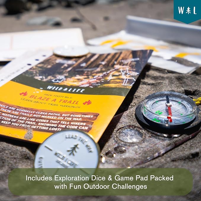 Navigation Trailblazer Adventure Kit New | Includes a map skills guide and waterproof dry bag, a STEM toy set for wayfinding skills, fun for adults and Kids ages 8+