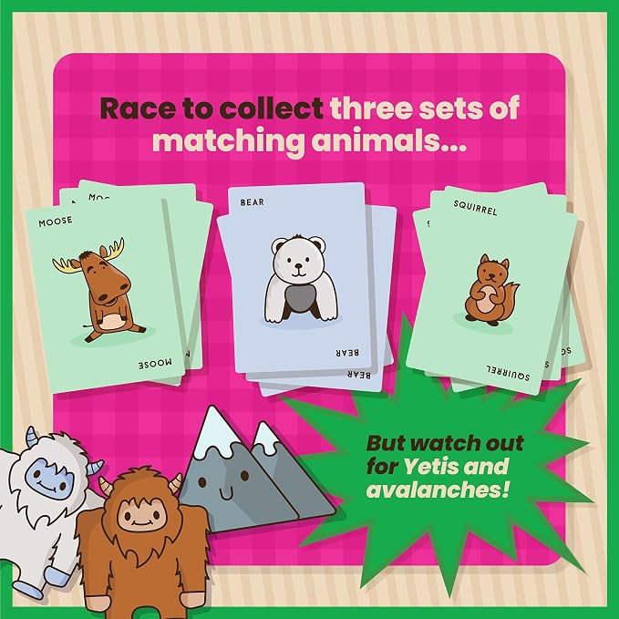 Moose Match Mayhem Speed-Matching Card Game by Taco Cat Games, Ages 7+