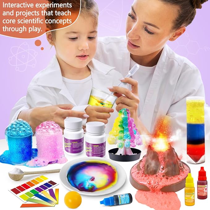 75 Experiments Science Kit for Kids, Chemistry Set, S.T.E.M Toys | Educational Birthday Christmas Toys Gifts Idea for Boys and Girls