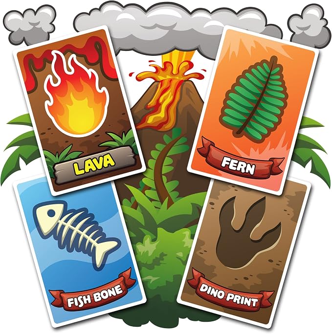 Baby Dinosaur Rescue Cooperative Board Game for Kids Ages 4+, Family Fun | Kids word together to save the baby dinos, easy to learn cooperative dinosaur adventure. Fun for family game night.