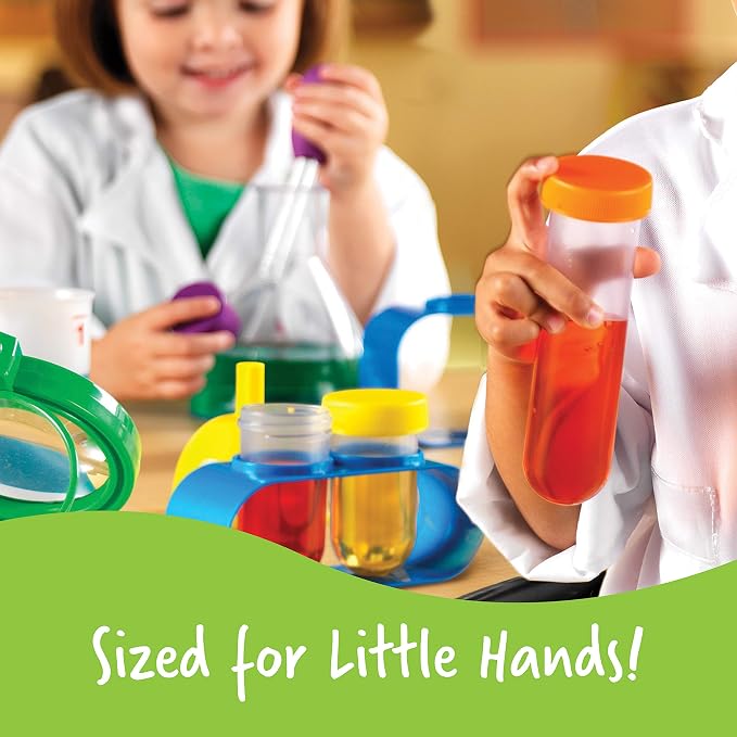 Learning Resources Primary Science Lab Set | Experiments for Kids, Chemistry Toy, Pretend Play, STEM Projects, Classroom Must Haves, Teacher Supplies
