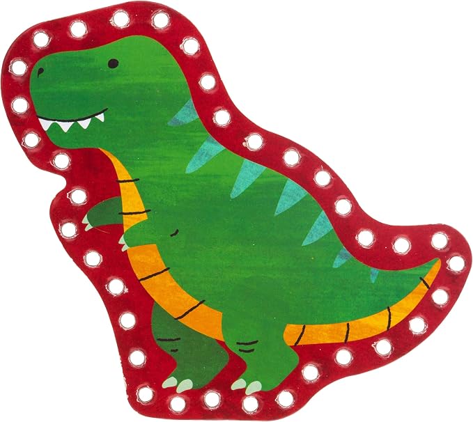 Stephen Joseph Lacing Cards, Dino