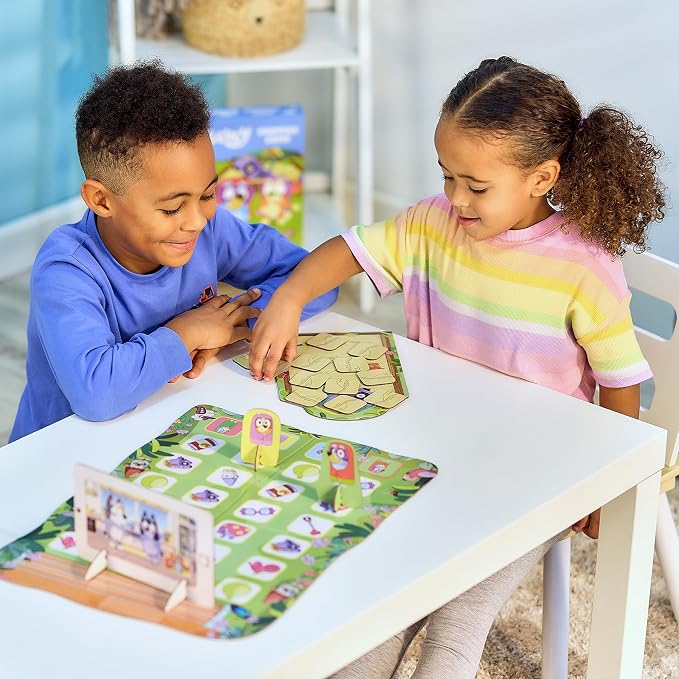 Bluey Grannies Game, A Granny Game Where You Collect Grannies' Items Like Glasses and Walking Sticks, Race to Be The First to Call Nana and Start A Flossing Party, for Ages 3+ for 2-4 Players