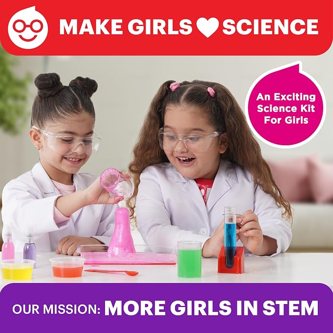 Doctor Jupiter Girls' Ultimate Science Experiments Kit for Kids Ages 8+ | Birthday Gift Ideas for Girls 9, 10, 11, 13, 14, 135+ Experiments, Science Kits for Kids Ages 8-12, Learning, Educational Toy