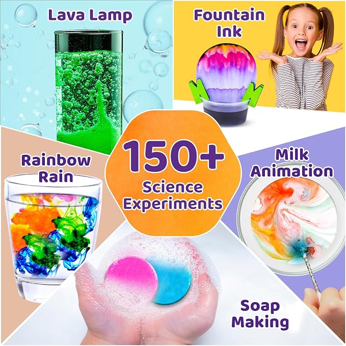 Smartivity Legendary Mega 150 Science Experiment Kit for Kids, Smart Birthday Gifts, Educational Science Experiments for Boys & Girls, STEM Toys for Learning & Fun for Age 6, 7, 8, 9, 10, 11, 12,14 | 150+ Amazing Science Experiments | STEM Educational ...