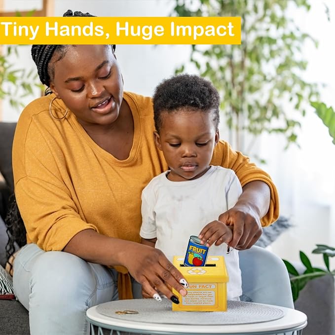 Fun Express Color Sorting Toys for Toddlers 1-3, 54 Pieces | Educational Recycling Game, STEM Learning Activities, Preschool Science & Earth Day Projects, Eco-Friendly Teaching Kit