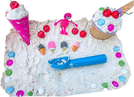 Kids Sensory Bins Montessori Sensory bin, Sensory Toys, Sensory Bins, Sensory Bin for Preschoolers (Ice Cream)